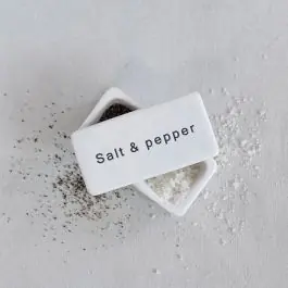 Salt and Pepper Stoneware Pinch Pot Factory Price