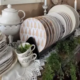 Rustic Metal Dish Rack Reduced Price