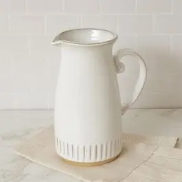 Deal Cottage Farmhouse Stoneware Pitcher