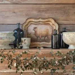 Weathered Sheep Serving Tray Seasonal Sale
