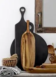 Acacia Wood Cutting Board Collection Sale