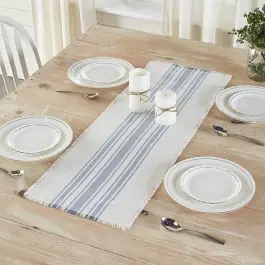 Secure Checkout Primitive Farmhouse Simply Striped Table Runner