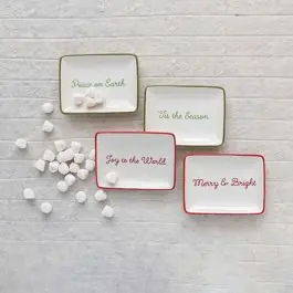 Hot Picks Joyful Stoneware Dish Set of 4