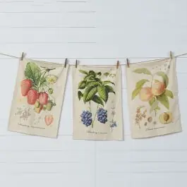Freshly Picked Fruit Tea Towel Collection Set of 3 Deal