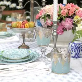 New Arrival Patina Vie 18K Aquarius Goblet by Antique Farm House Set of 4