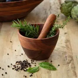Crafted Modern Farmhouse Mortar and Pestle Set