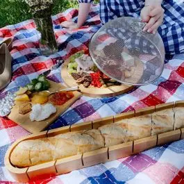 3 Piece Arthur Court Grape Bamboo Cheese Server Set New Arrival