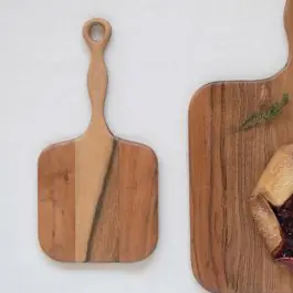 Acacia Wood Long Handle Cutting Board Don’t Miss Out
