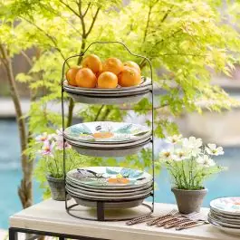 3 Tier Pie Pan Display Rack Brand New