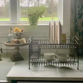 2 Tier Wire Dish Rack Grab Now