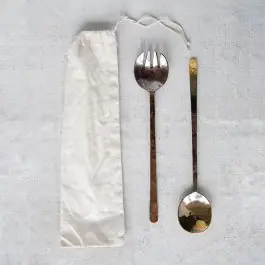 Shop Now Burnt Finish Copper Salad Servers 2 Piece Set